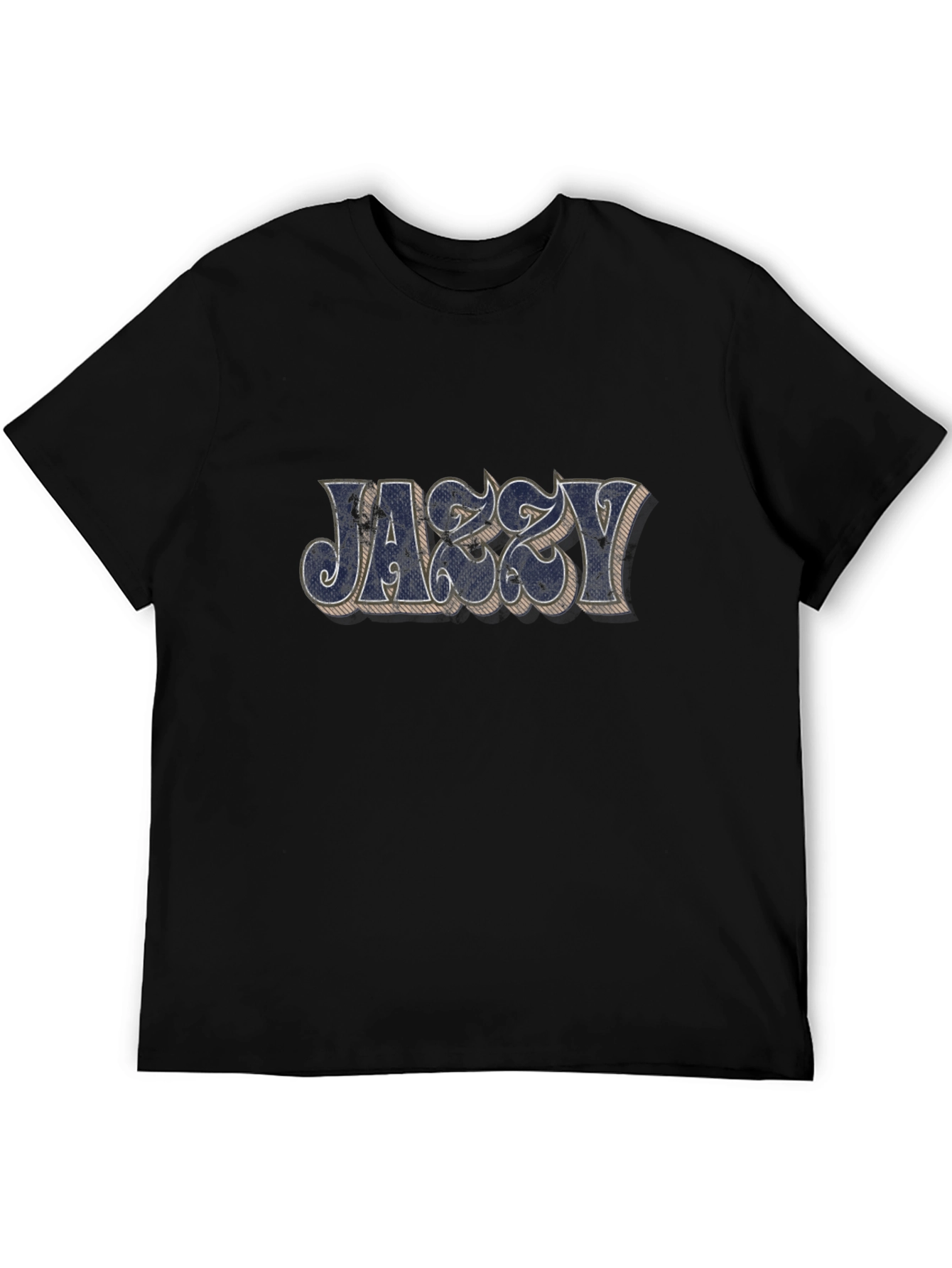 Jazzy Graphic Black T-Shirt