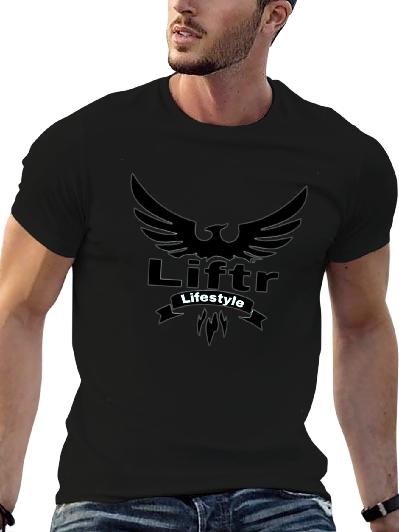 Liftr Lifestyle Graphic T-Shirt - Black