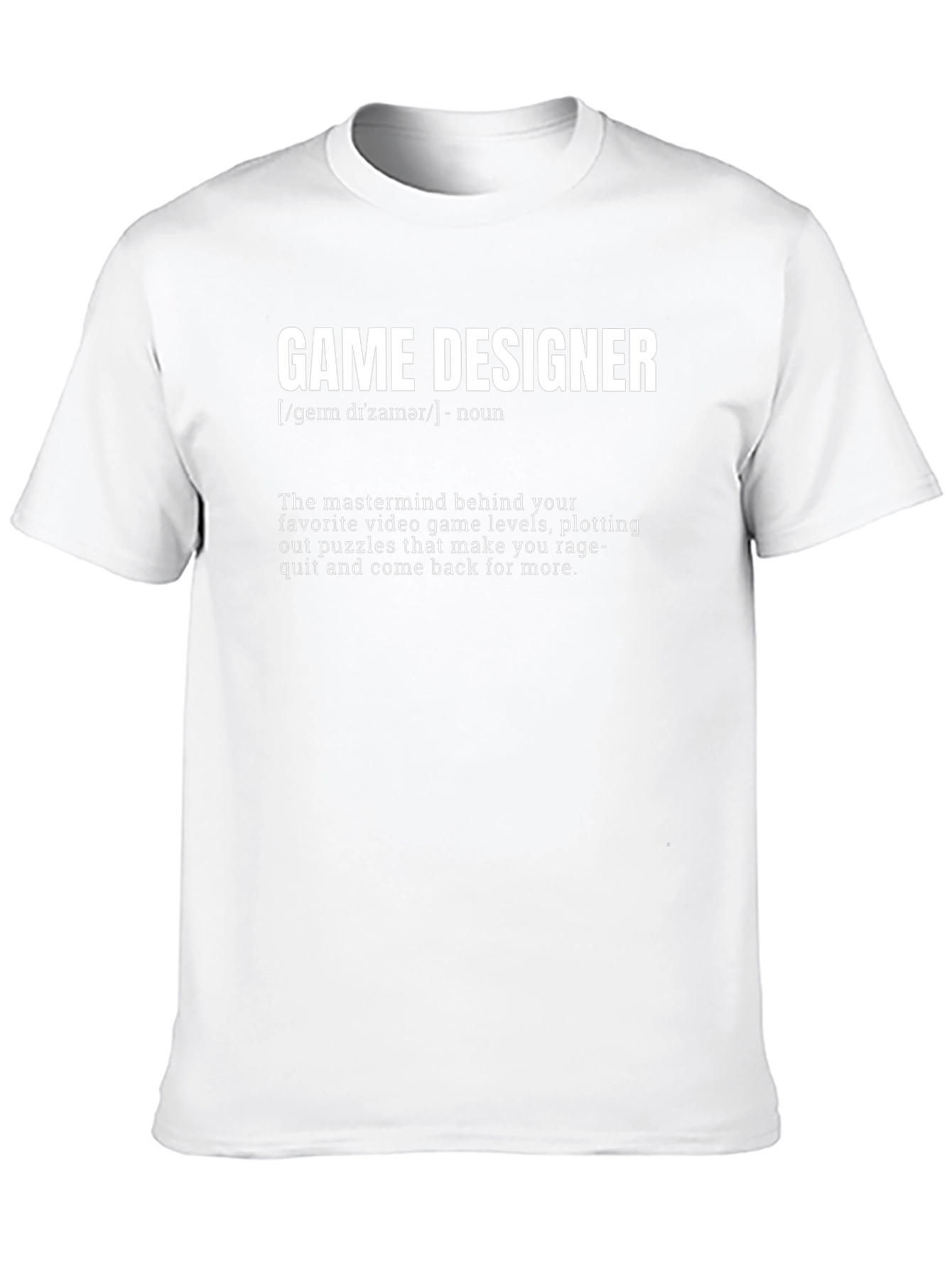 Game Designer Definition T-Shirt