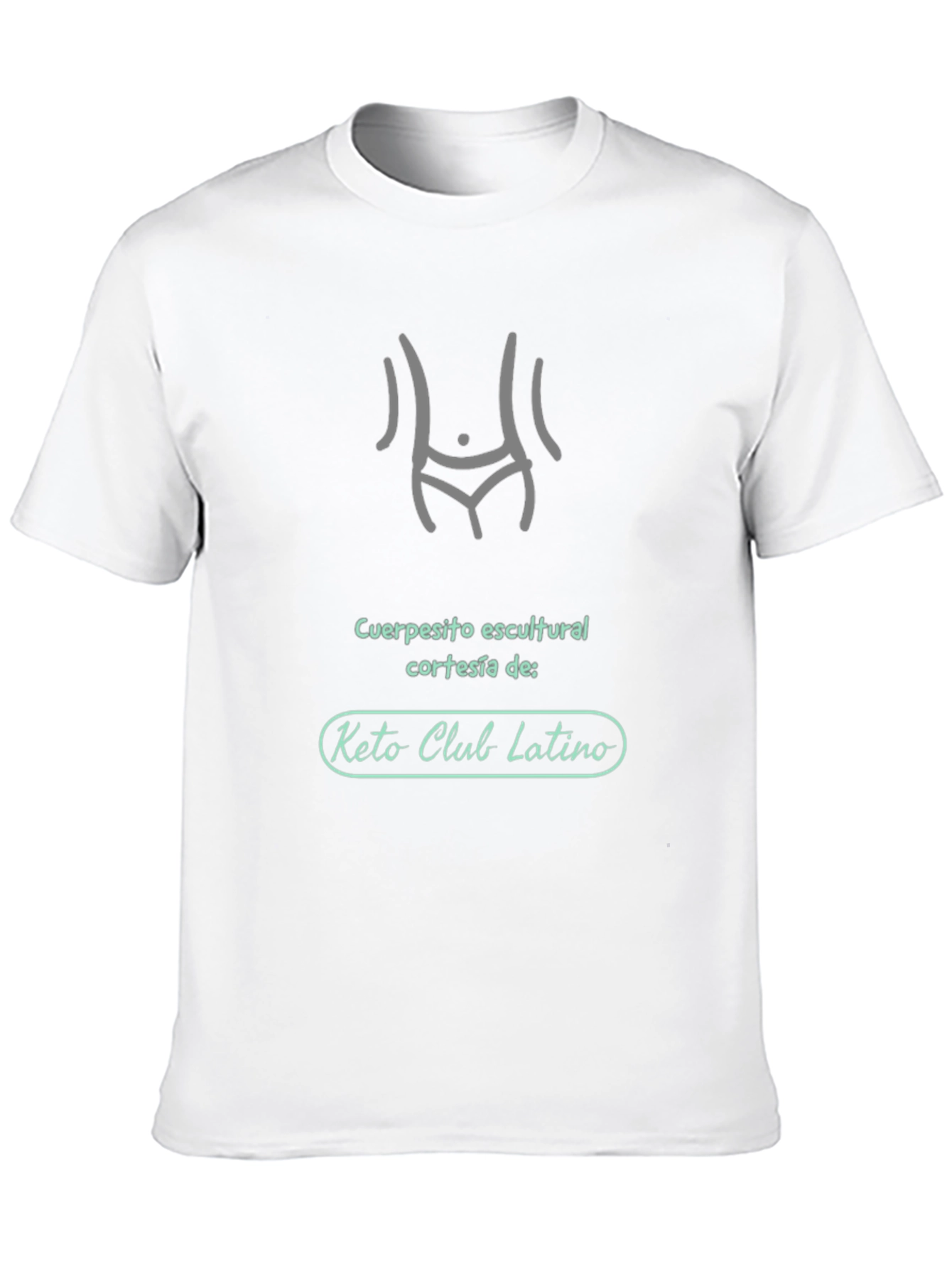 Keto Club Latino Sculpted Body T-Shirt