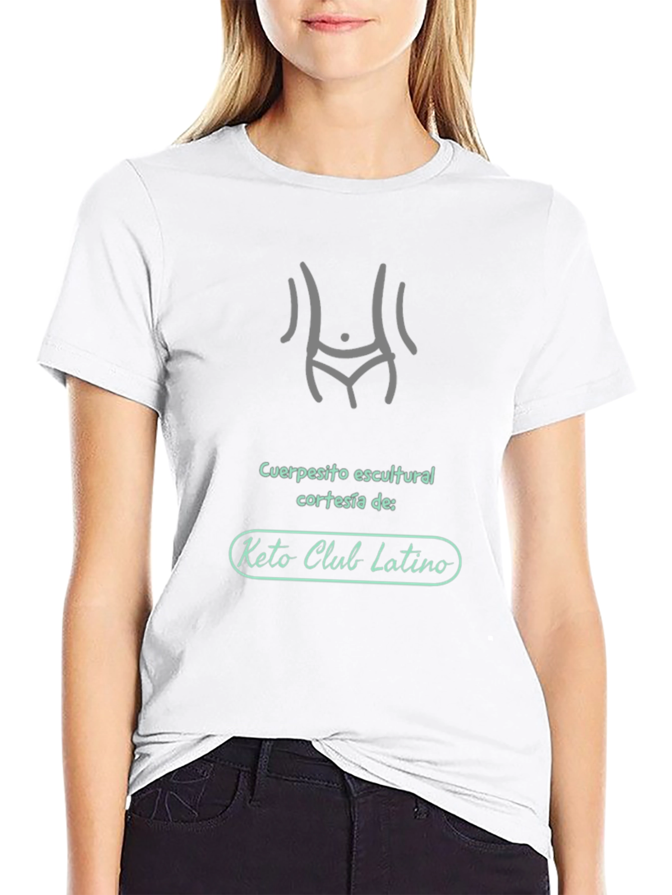 Keto Club Latino Sculpted Body T-Shirt