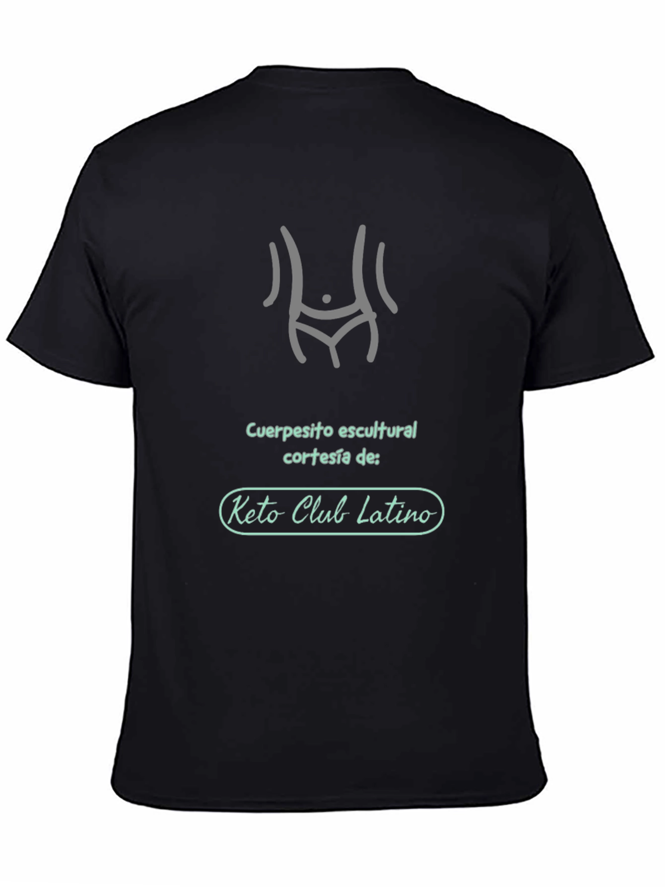 Keto Club Latino Sculpted Body T-Shirt