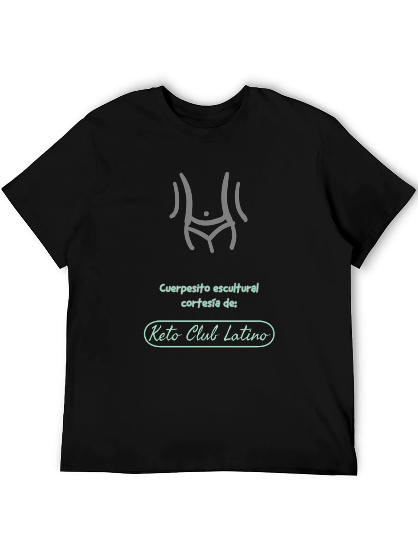 Keto Club Latino Sculpted Body T-Shirt
