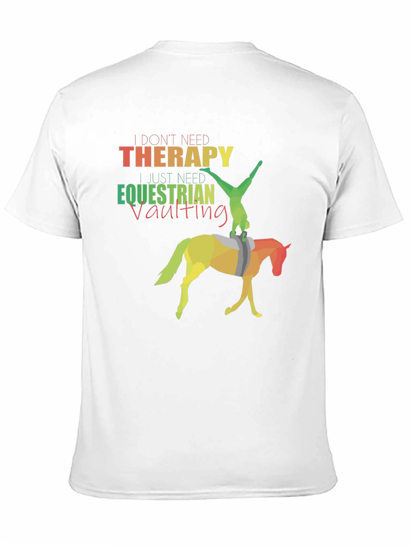 Equestrian Vaulting T-Shirt - Therapy Alternative
