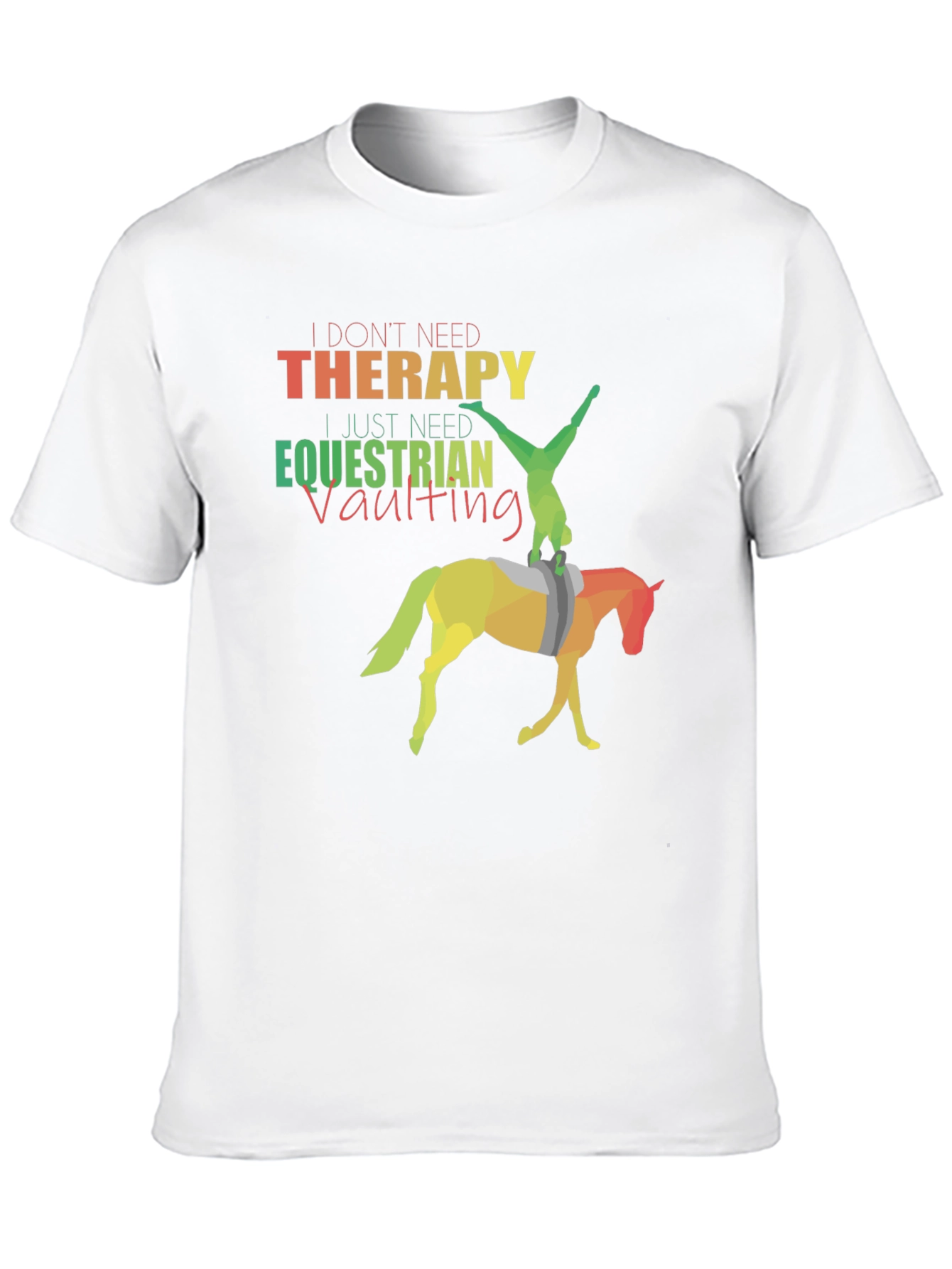 Equestrian Vaulting T-Shirt - Therapy Alternative