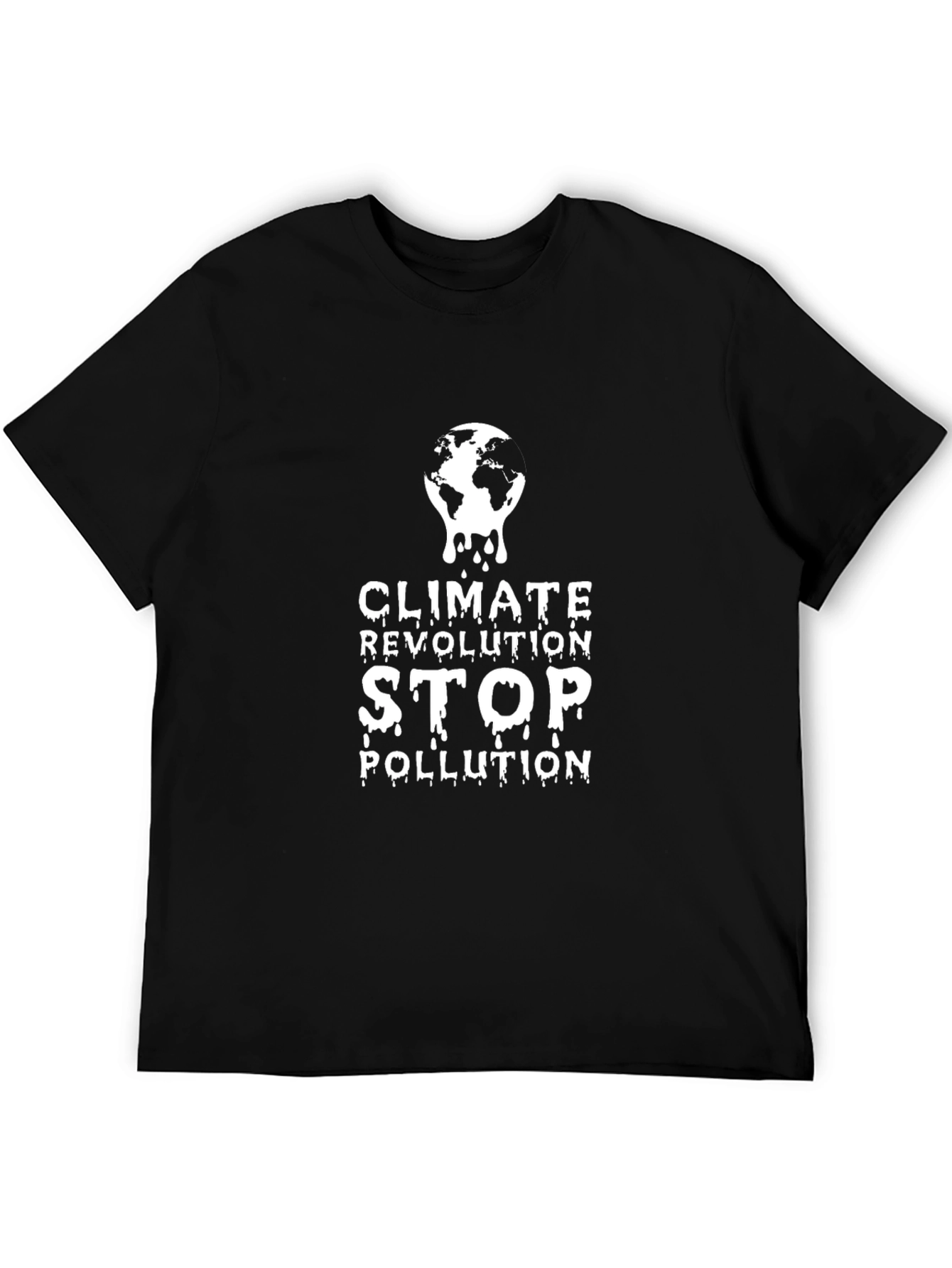 Climate Revolution Stop Pollution Graphic T-Shirt