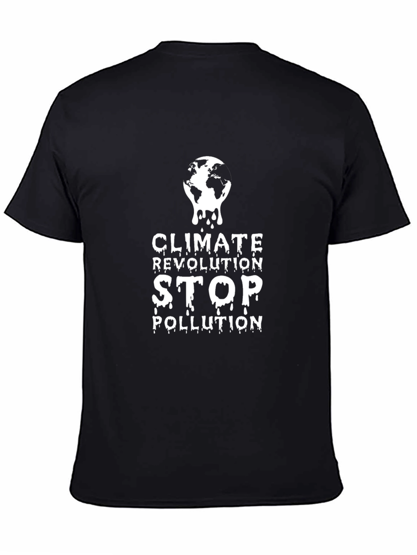 Climate Revolution Stop Pollution Graphic T-Shirt