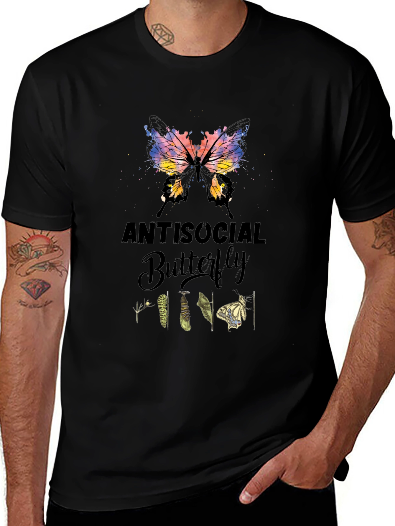 Antisocial Butterfly Graphic Tee
