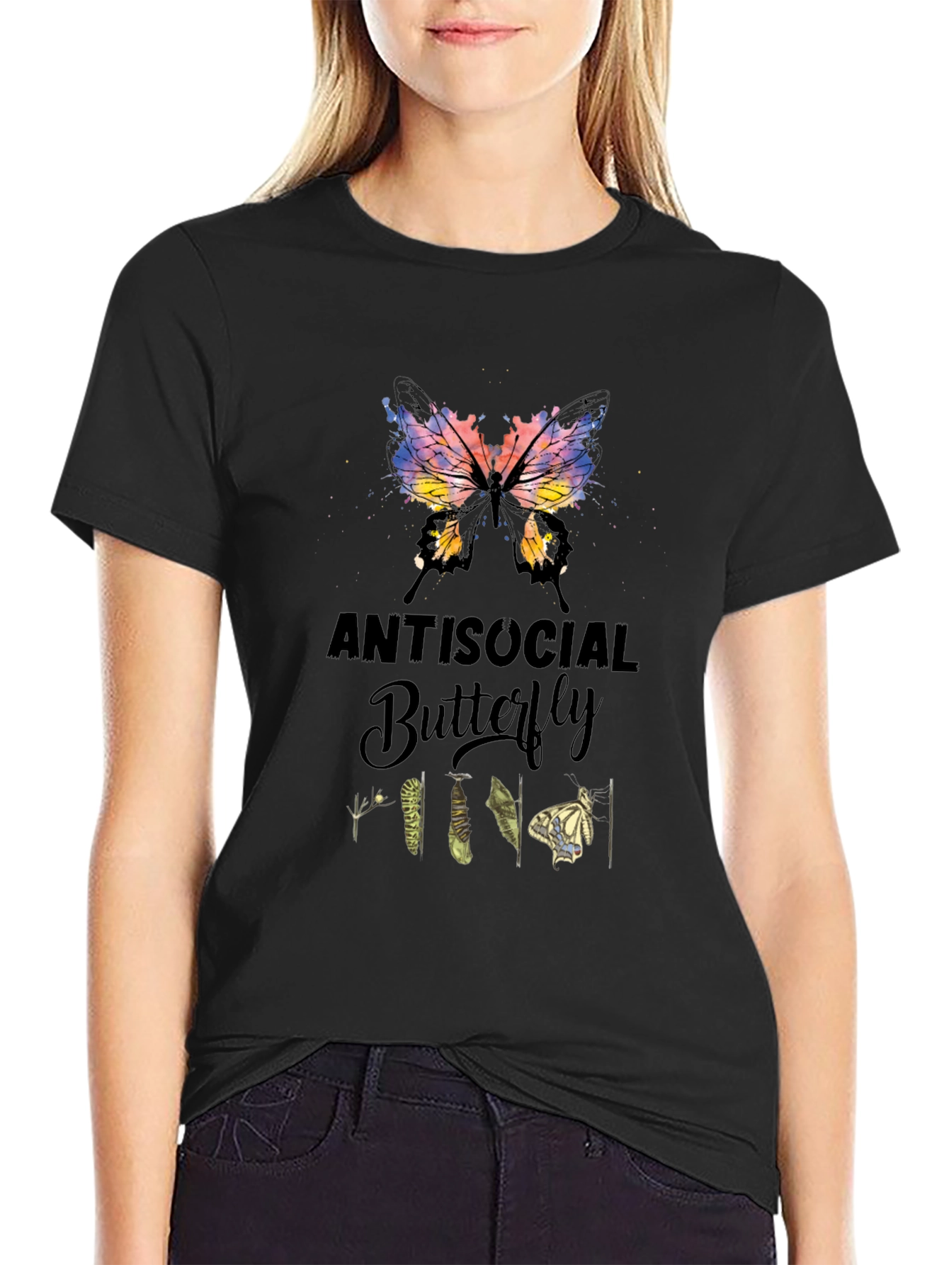 Antisocial Butterfly Graphic Tee