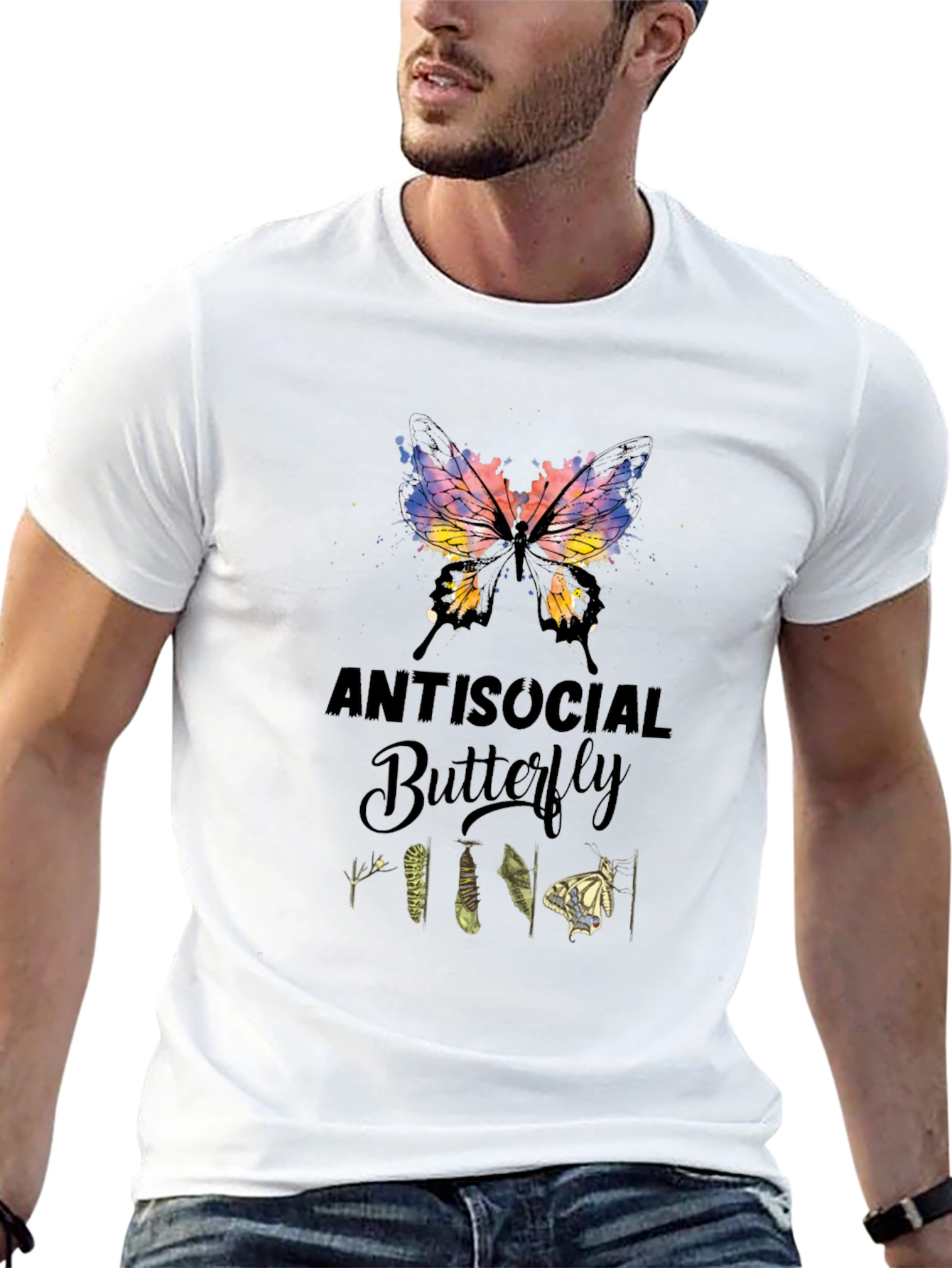 Antisocial Butterfly Graphic Tee