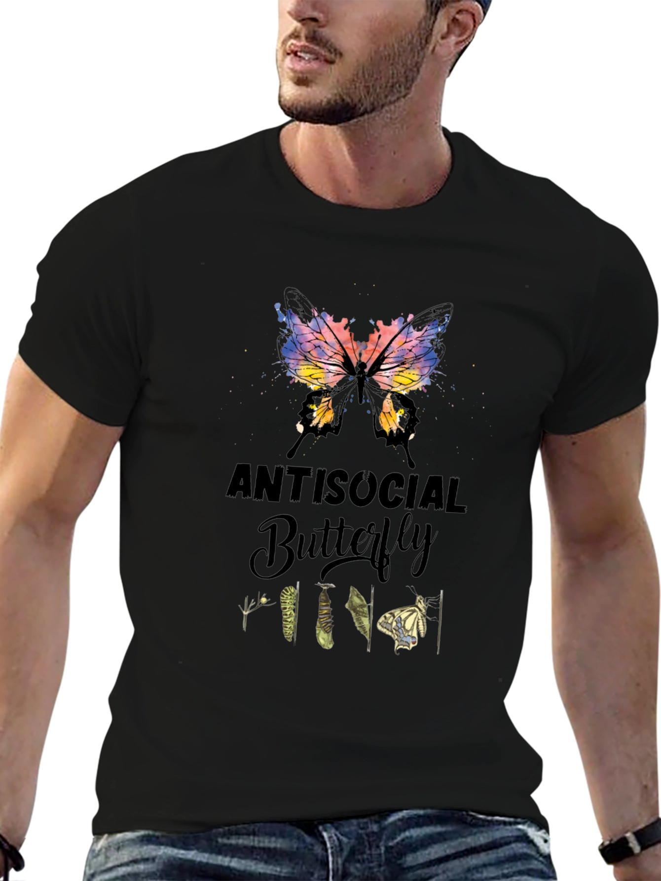 Antisocial Butterfly Graphic Tee