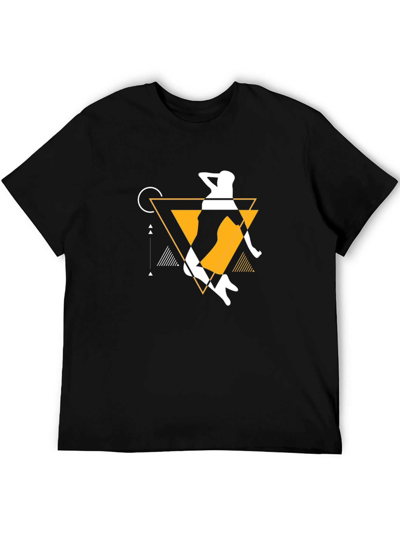 Geometric Dancer Graphic T-Shirt