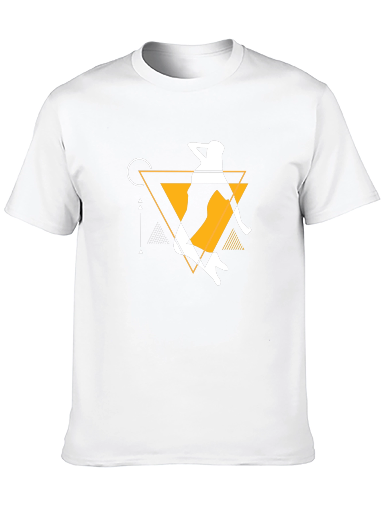 Geometric Dancer Graphic T-Shirt