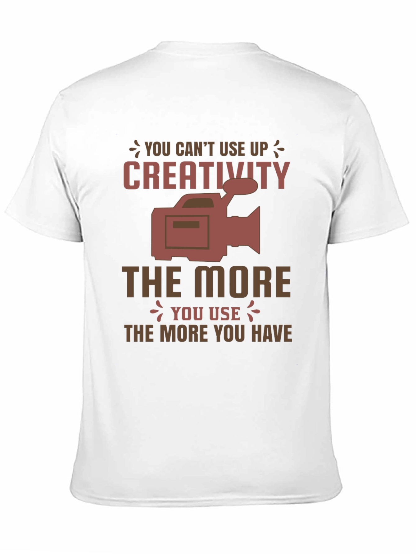 Creativity Graphic T-Shirt: Never Run Out!