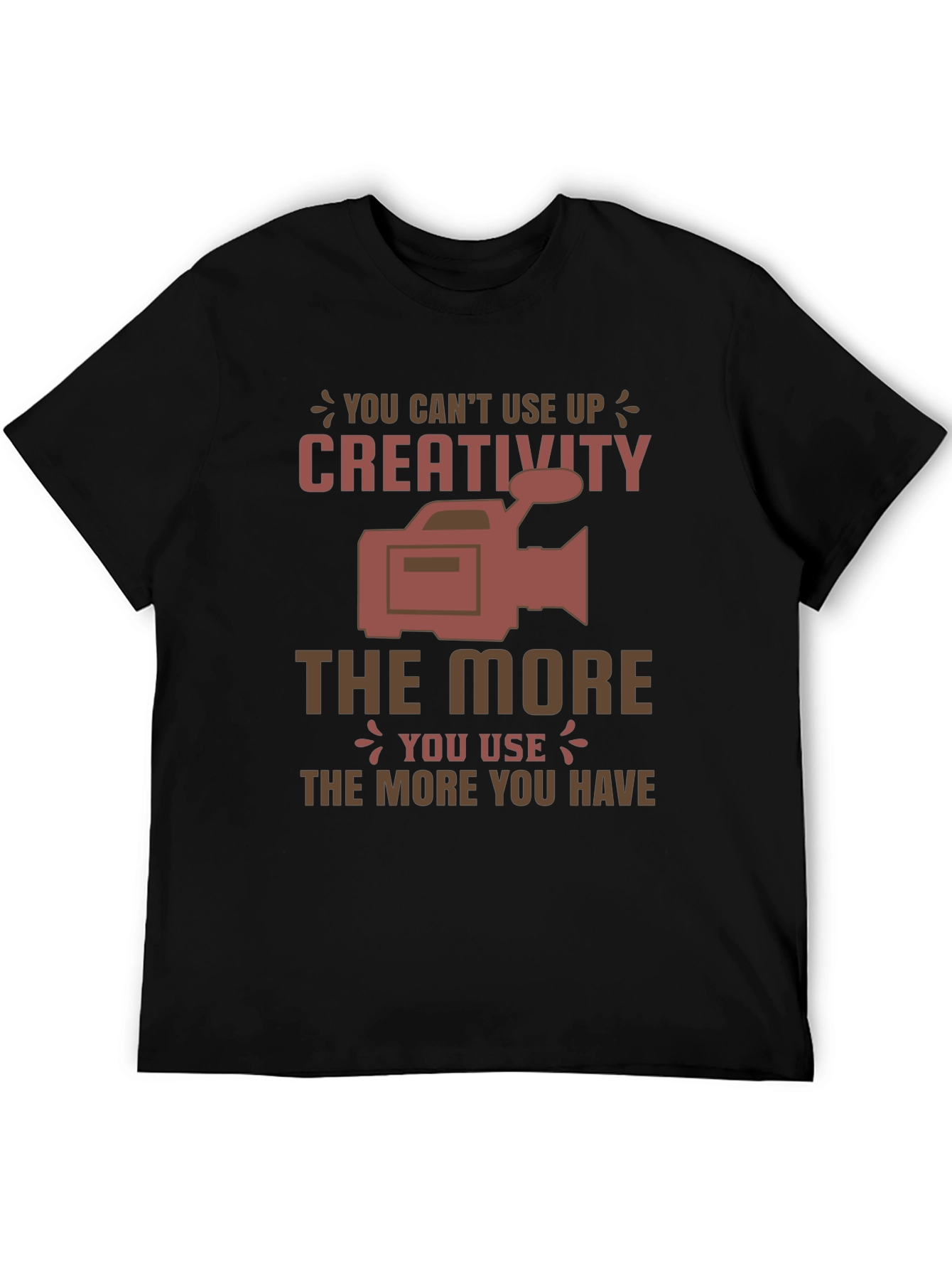 Creativity Graphic T-Shirt: Never Run Out!