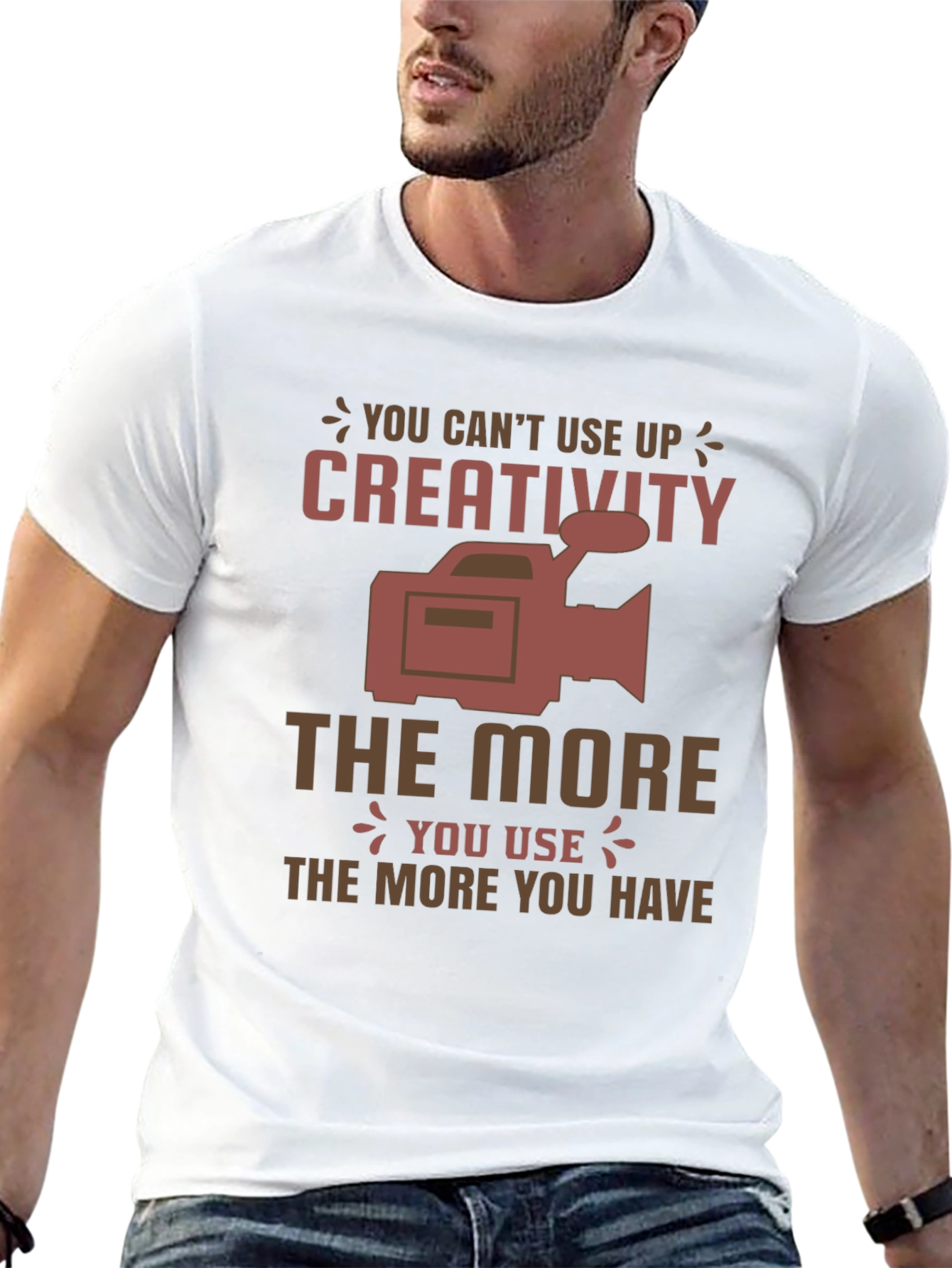 Creativity Graphic T-Shirt: Never Run Out!