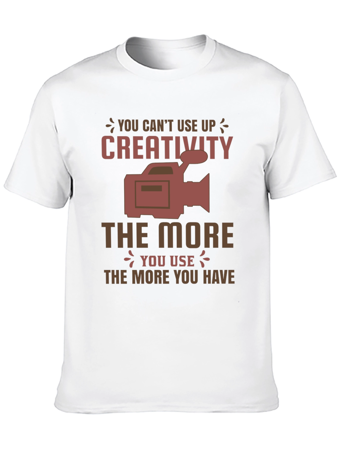Creativity Graphic T-Shirt: Never Run Out!