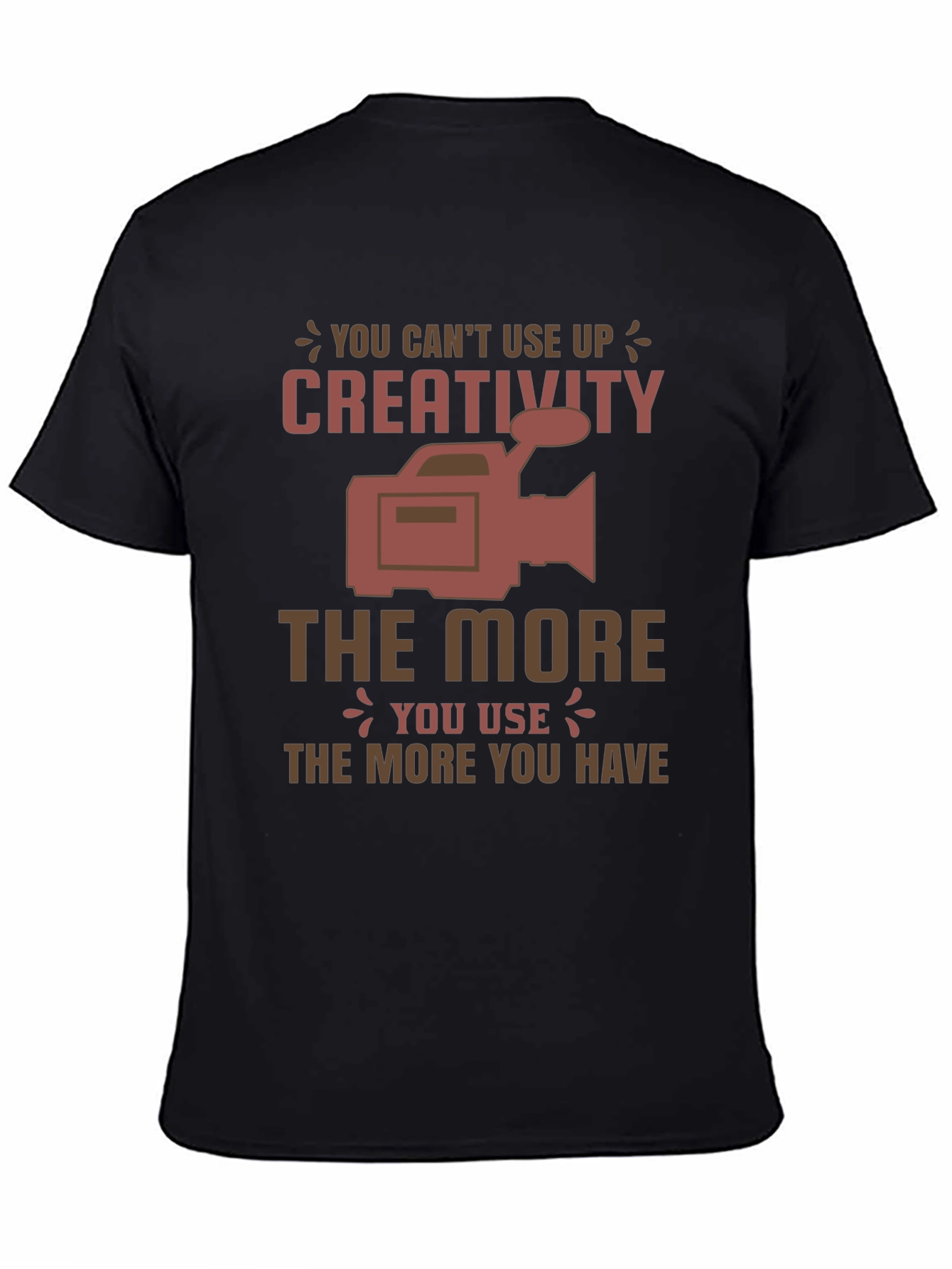 Creativity Graphic T-Shirt: Never Run Out!