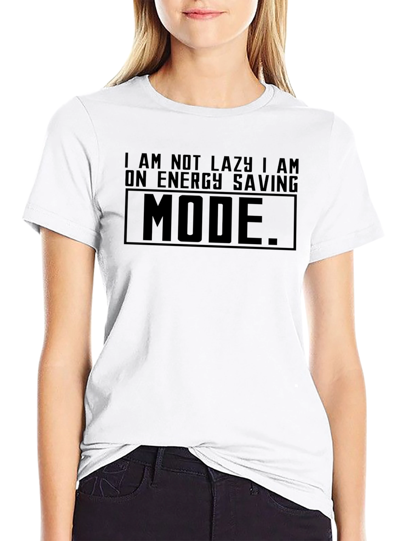 Energy Saving Mode T-Shirt - Funny Graphic Tee