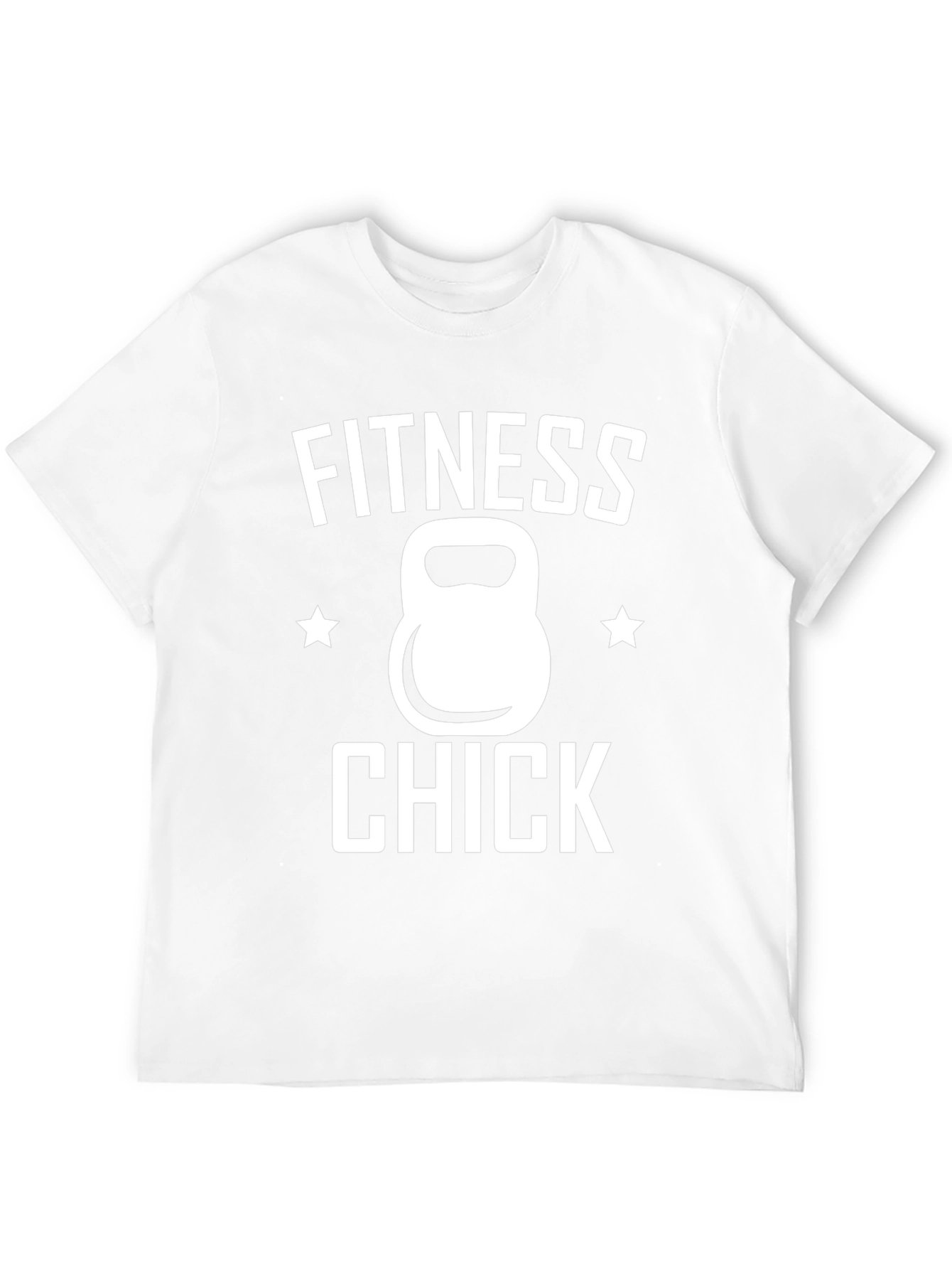 Fitness Chick Kettlebell T-Shirt Gym Workout Tee