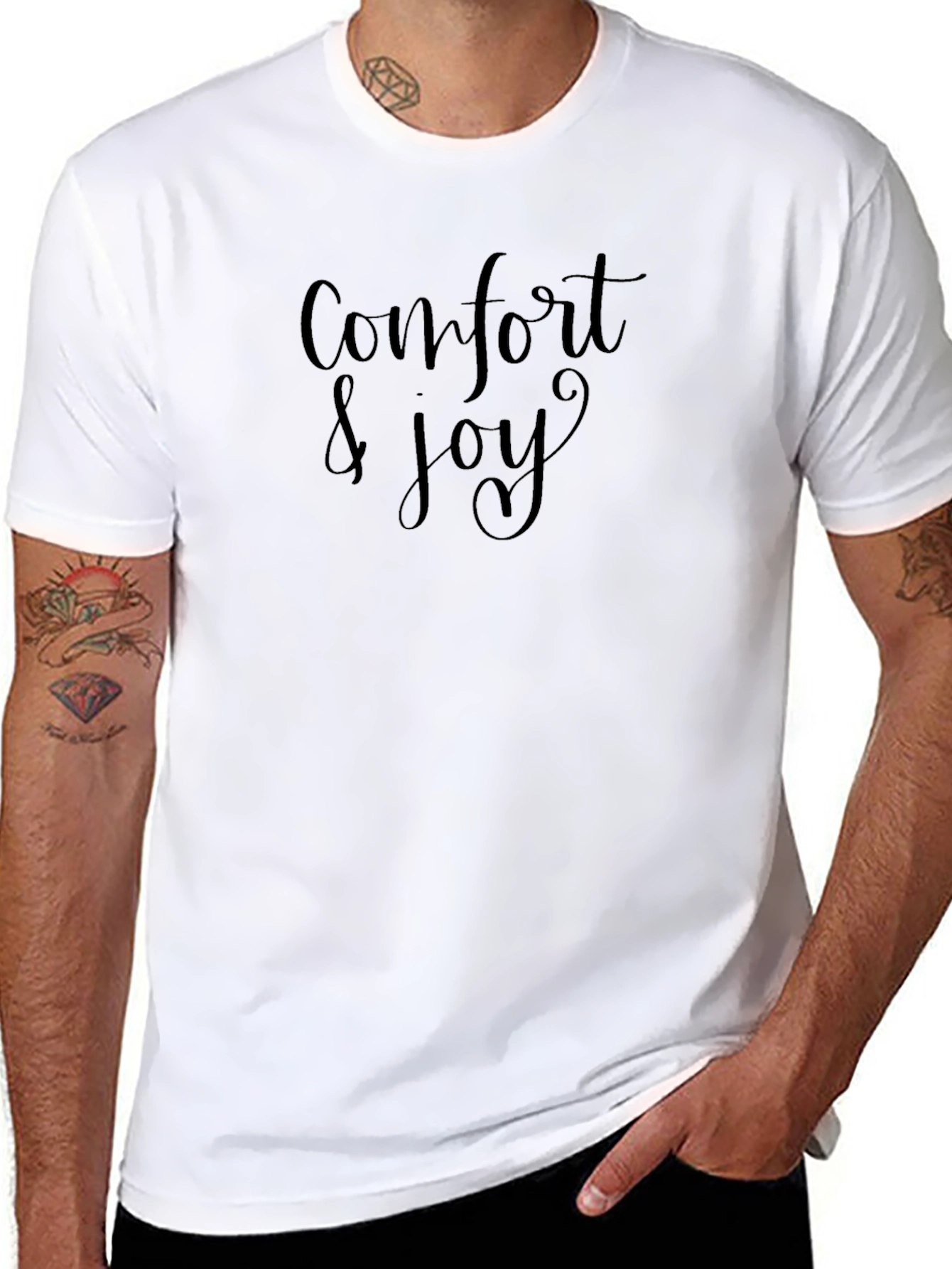 Comfort & Joy Black T-Shirt