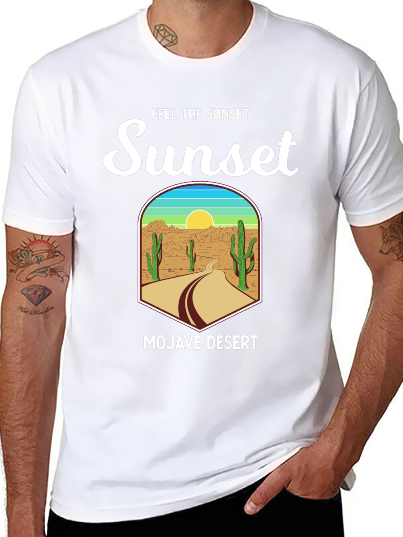 Mojave Desert Sunset Graphic Tee - Unisex