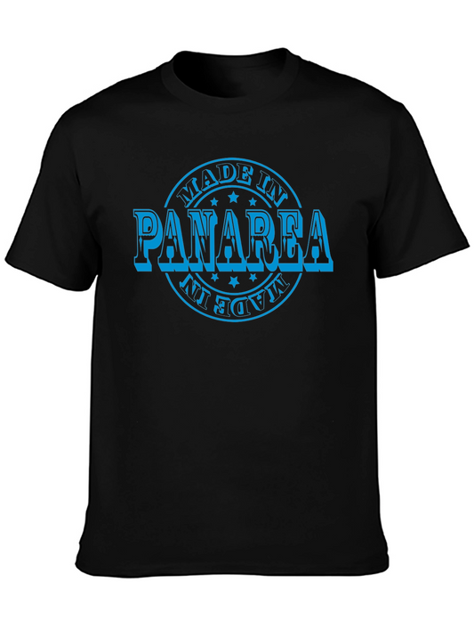 Made in Panarea T-Shirt - Black Cotton Tee