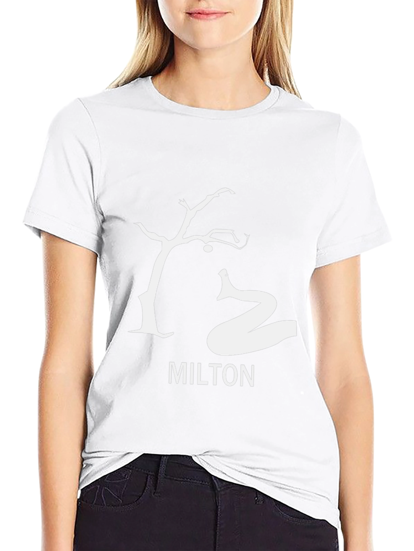 Milton Tree & Snake Graphic T-Shirt