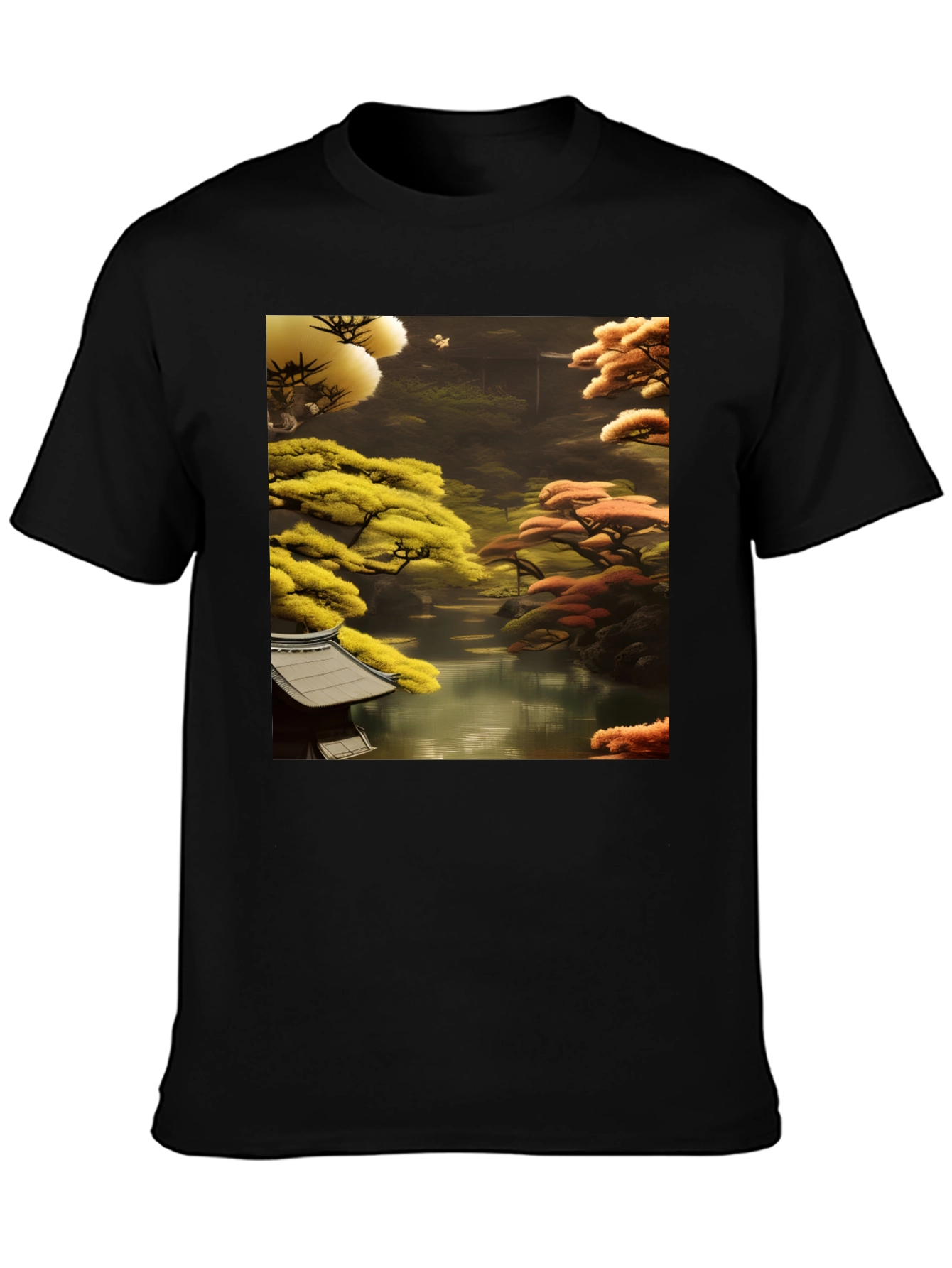 Japanese Garden Art Print T-Shirt