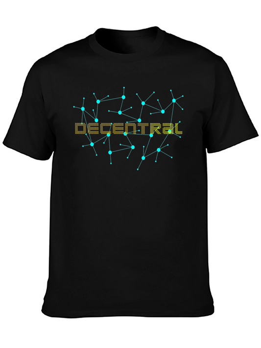 Decentral Network Graphic Tee - Modern Tech Style