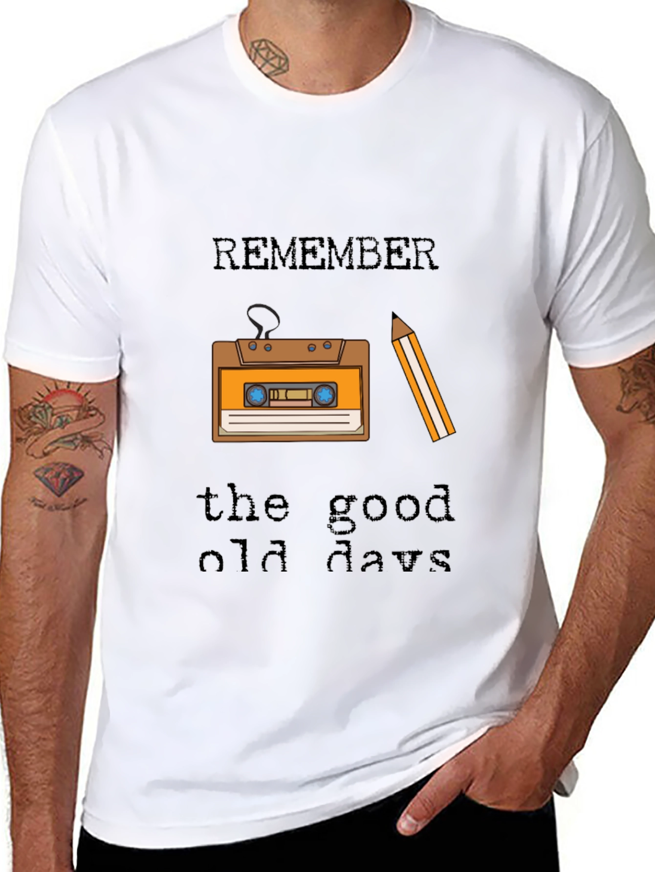 Retro Cassette Tape Remember the Good Old Days T-Shirt