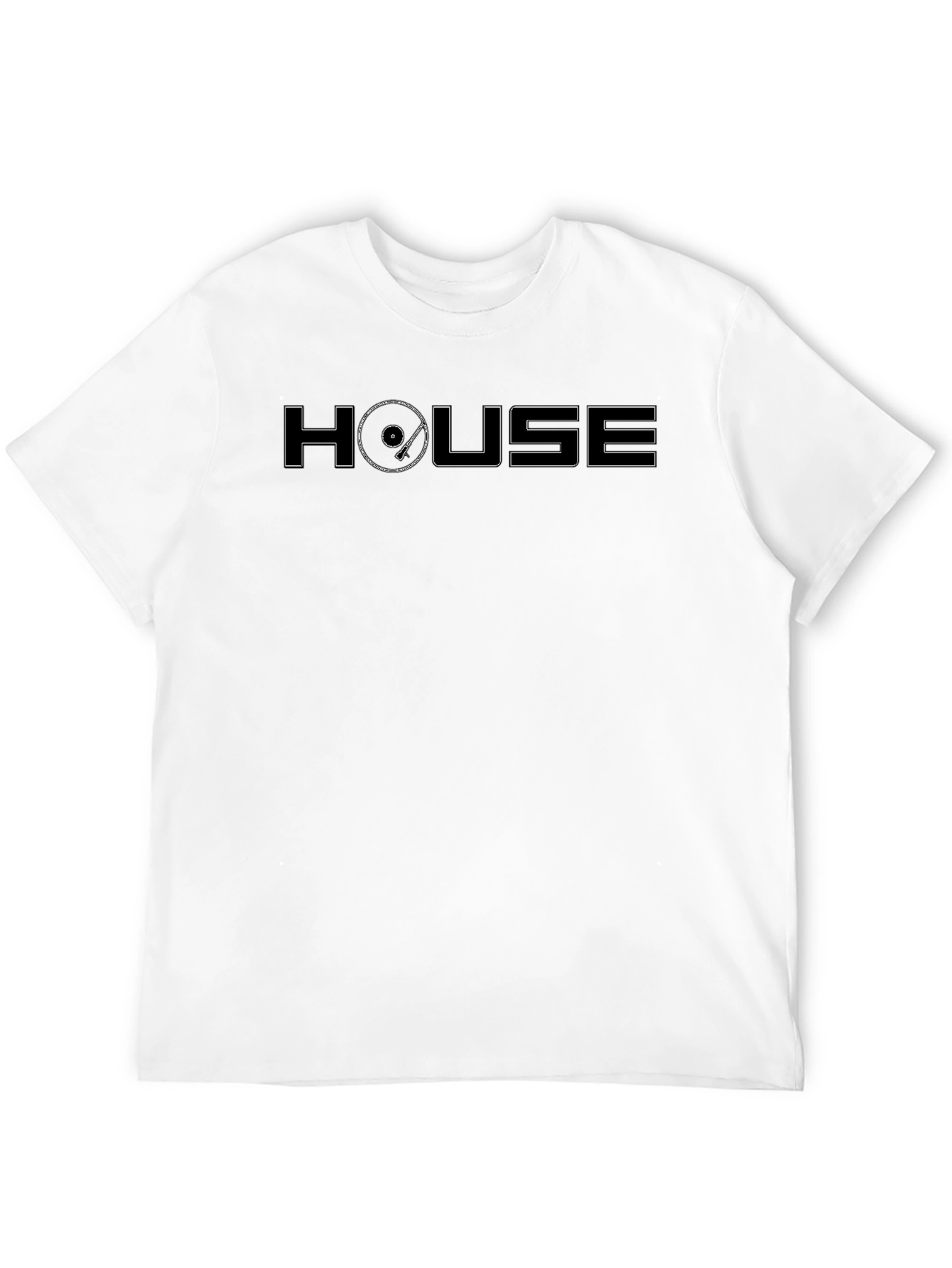 House Music T-Shirt - DJ Turntable Design