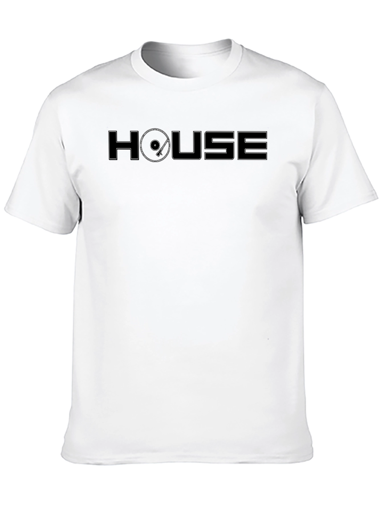 House Music T-Shirt - DJ Turntable Design