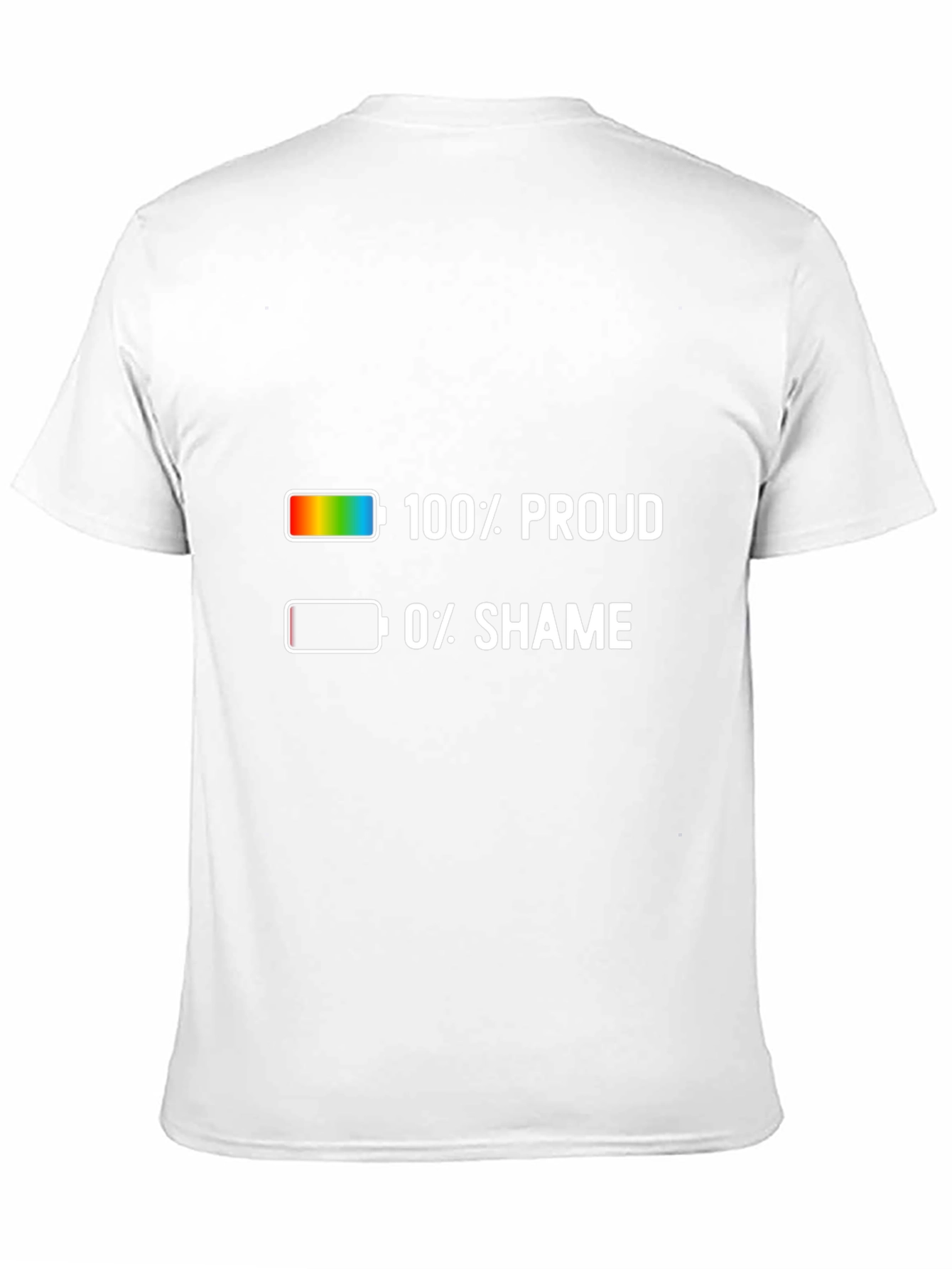 100% Proud LGBTQ+ Graphic T-Shirt