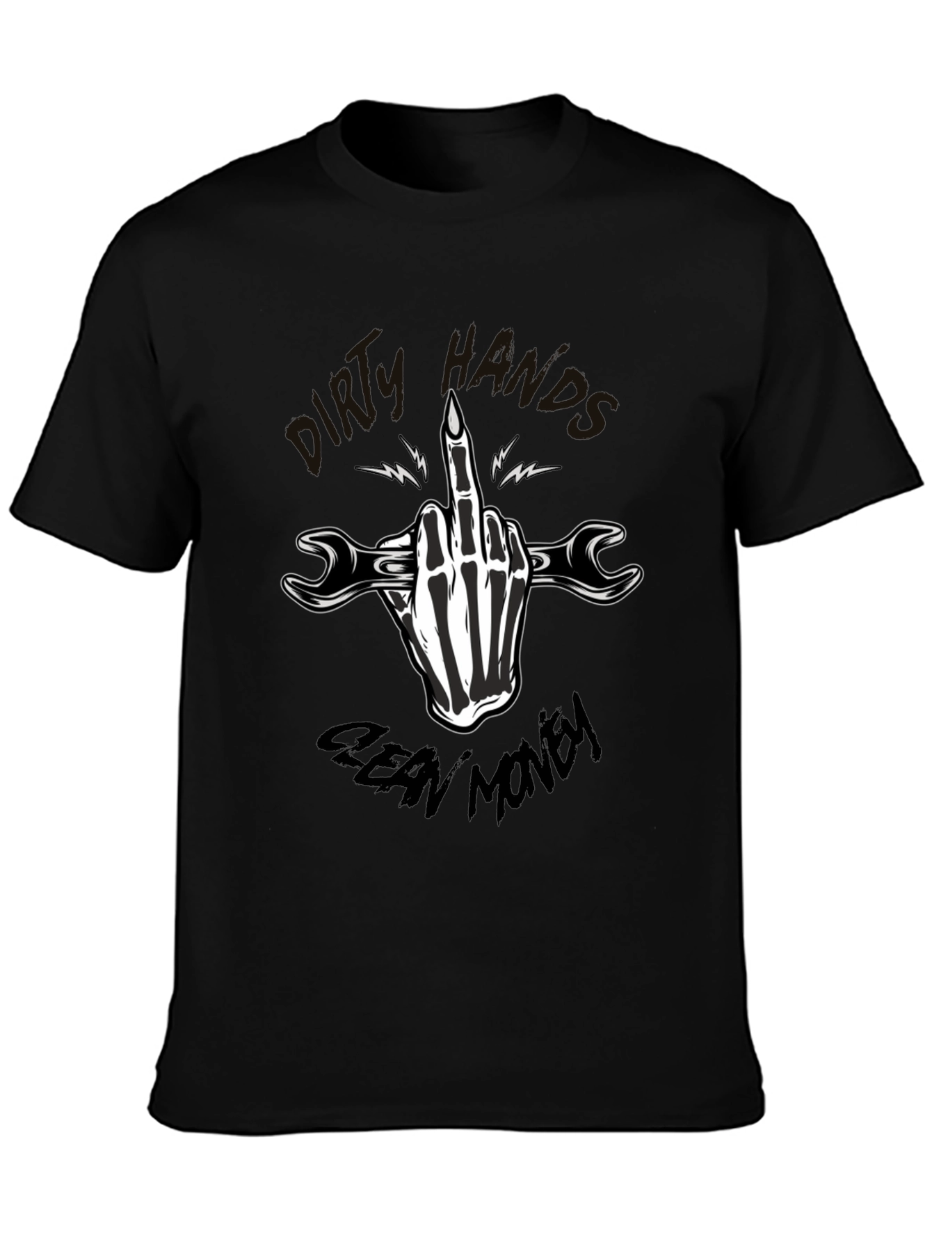 Slow Hands Clean Money Graphic T-Shirt