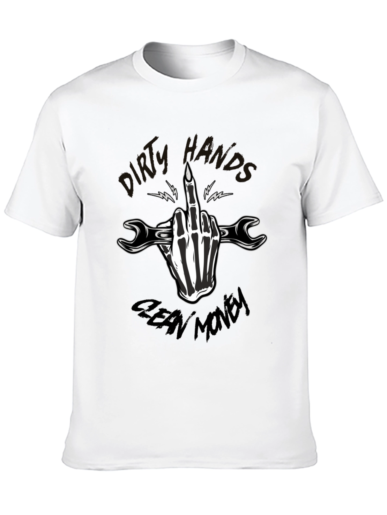 Slow Hands Clean Money Graphic T-Shirt
