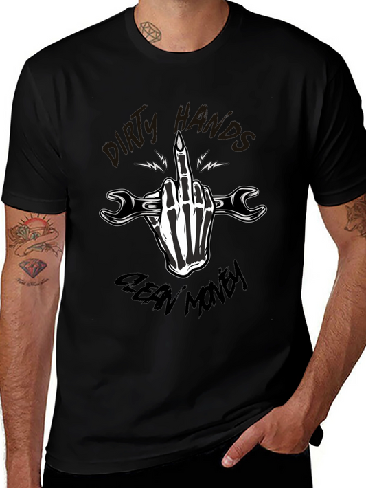 Slow Hands Clean Money Graphic T-Shirt