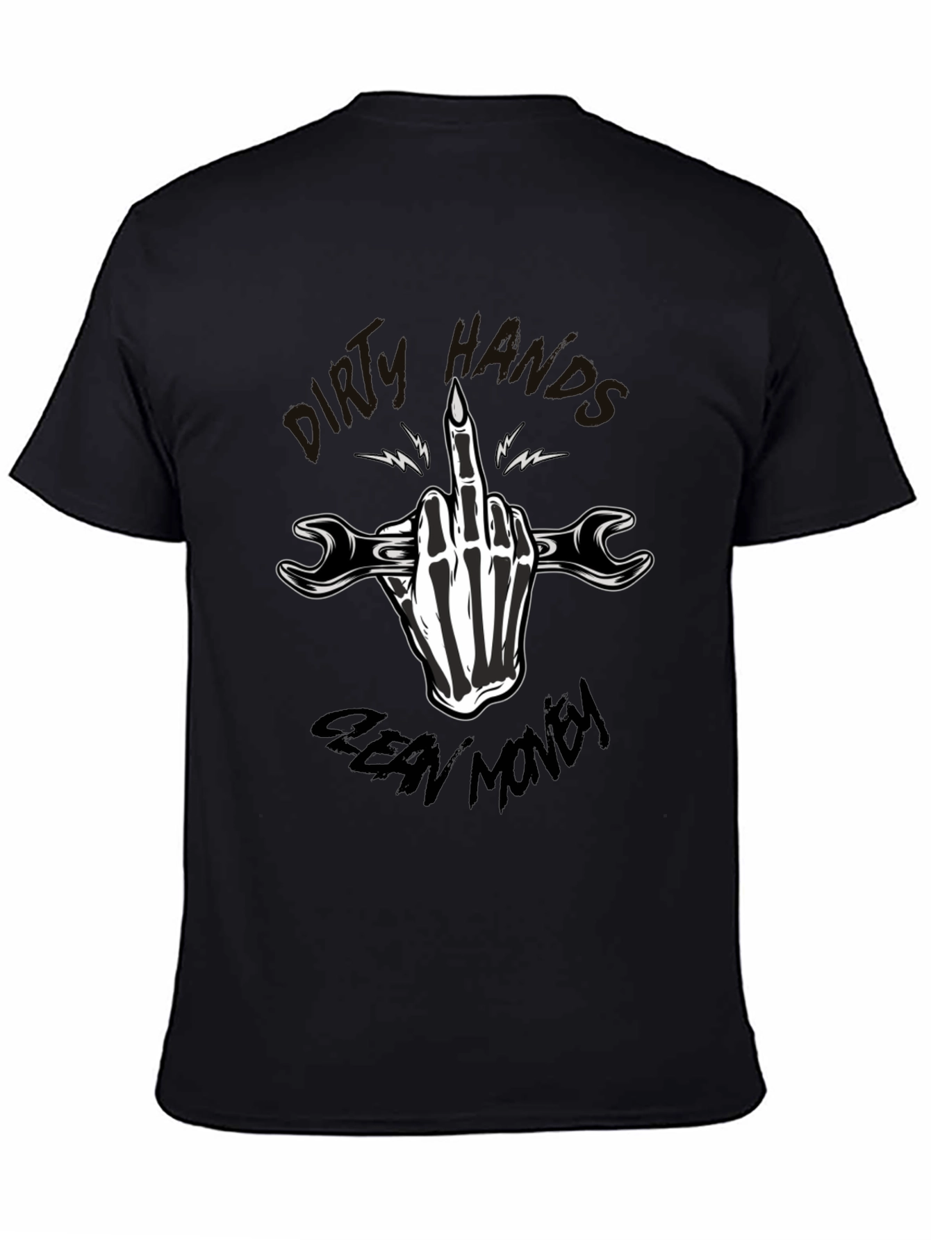 Slow Hands Clean Money Graphic T-Shirt