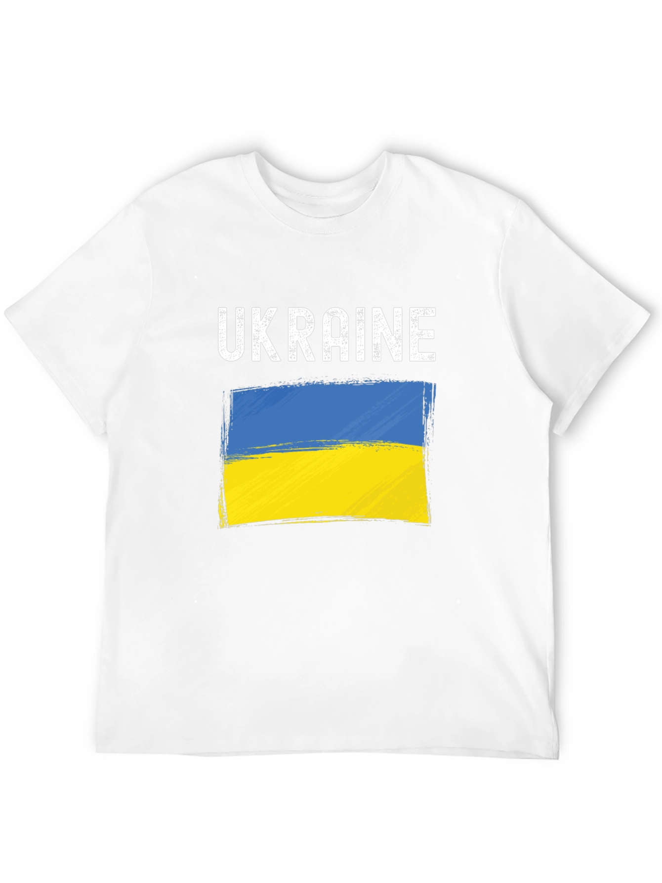 Ukraine Flag Graphic Tee - Stylish Support
