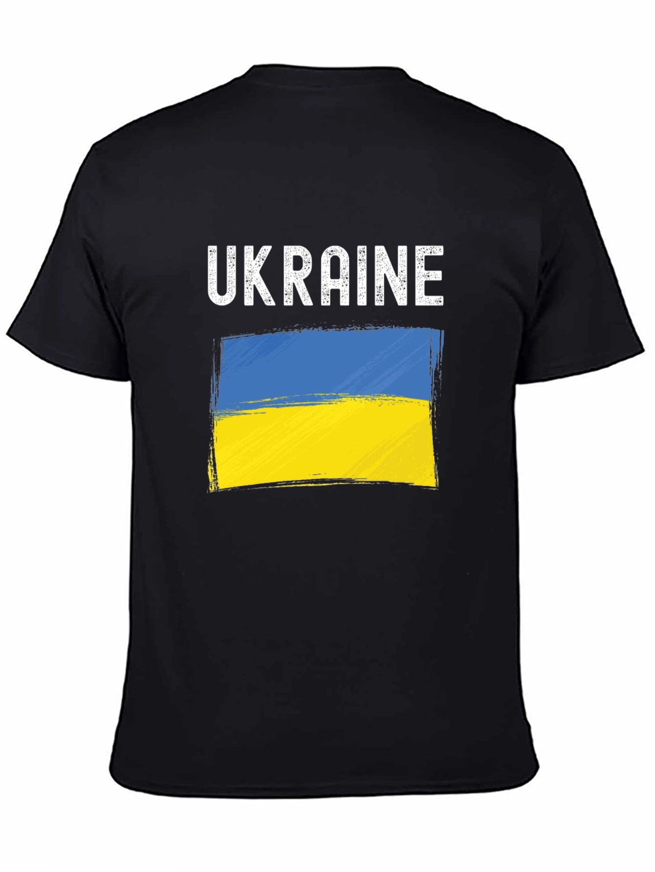 Ukraine Flag Graphic Tee - Stylish Support