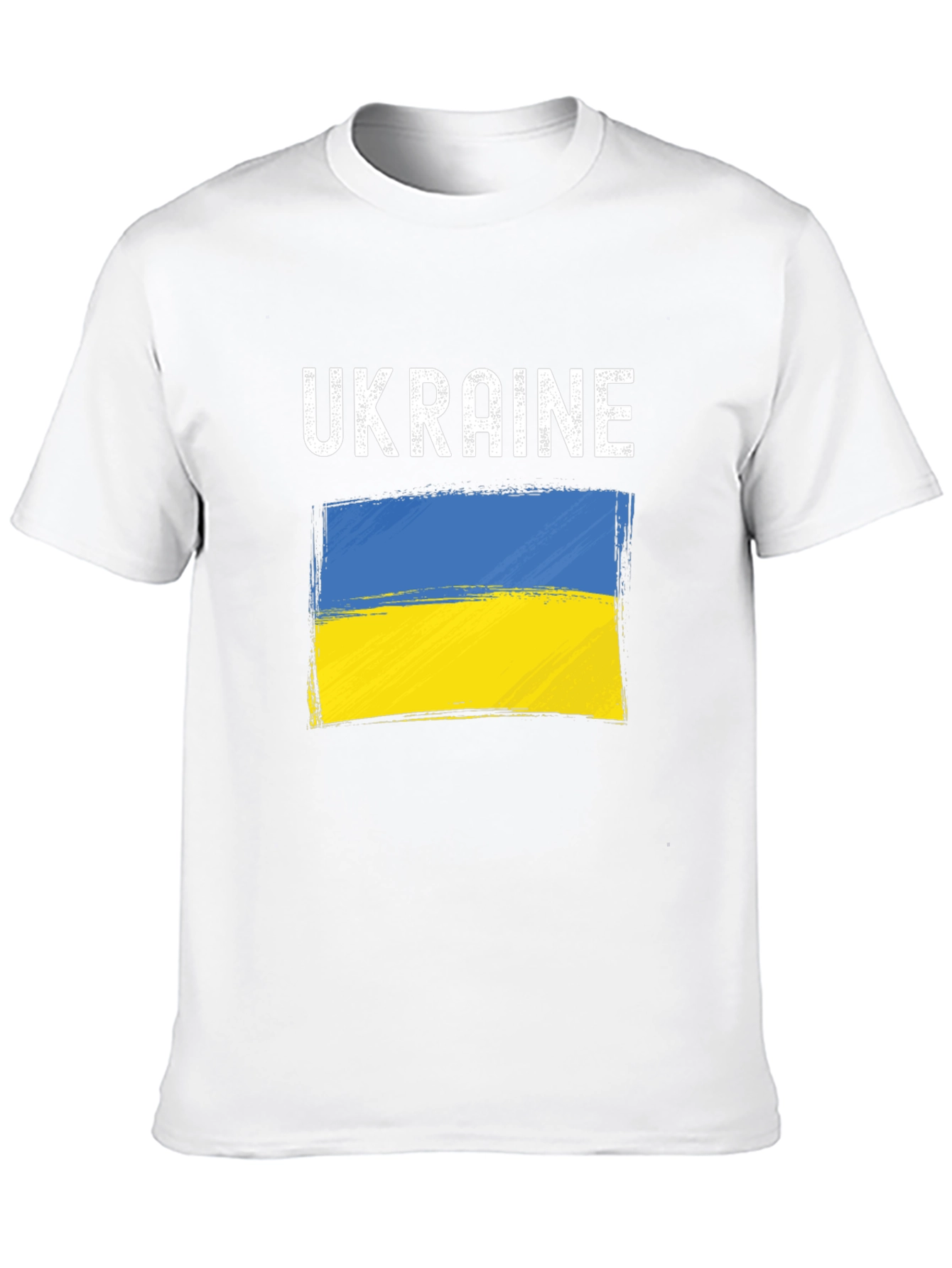 Ukraine Flag Graphic Tee - Stylish Support