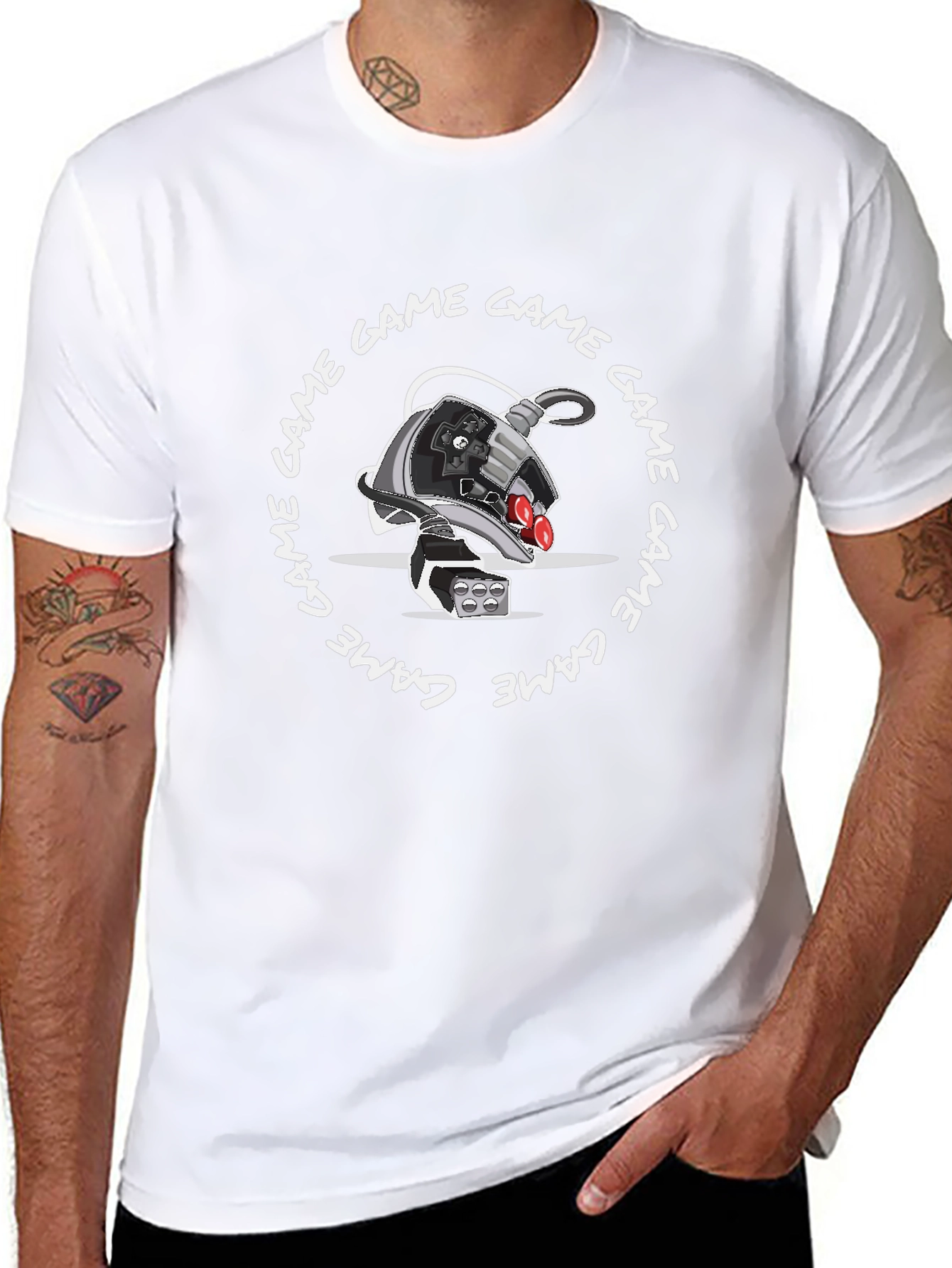 Gamer T-Shirt: Retro Game Controller Design