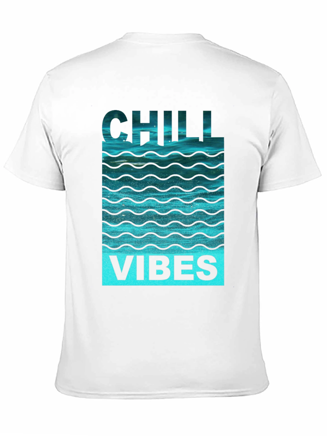 Chill Vibes Graphic Tee - Black Cotton Comfort