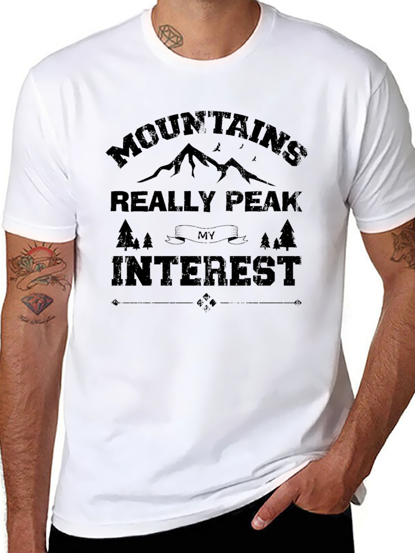 Mountains Peak My Interest Graphic Tee