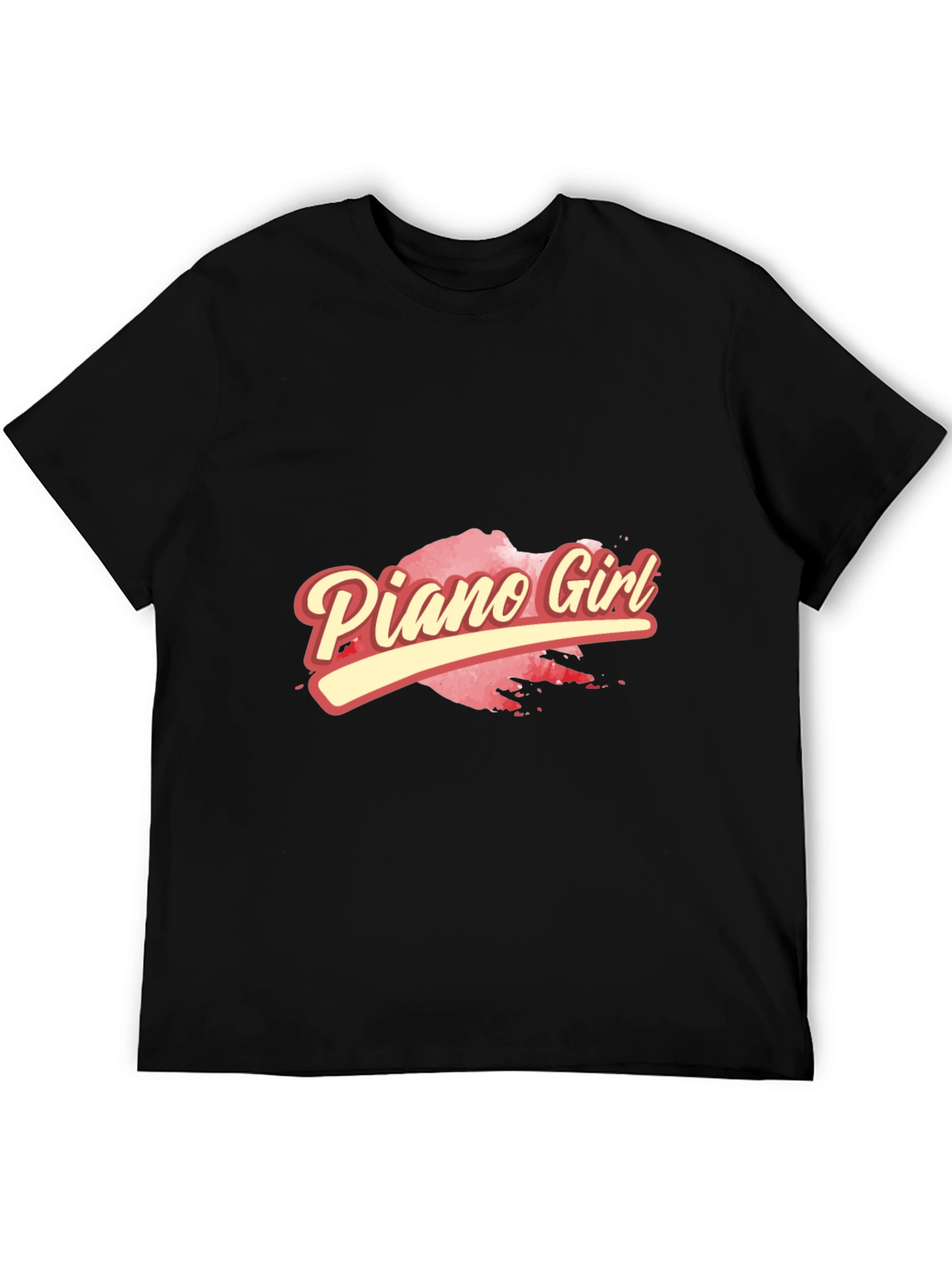 Piano Girl Graphic T-Shirt - Stylish & Unique Design