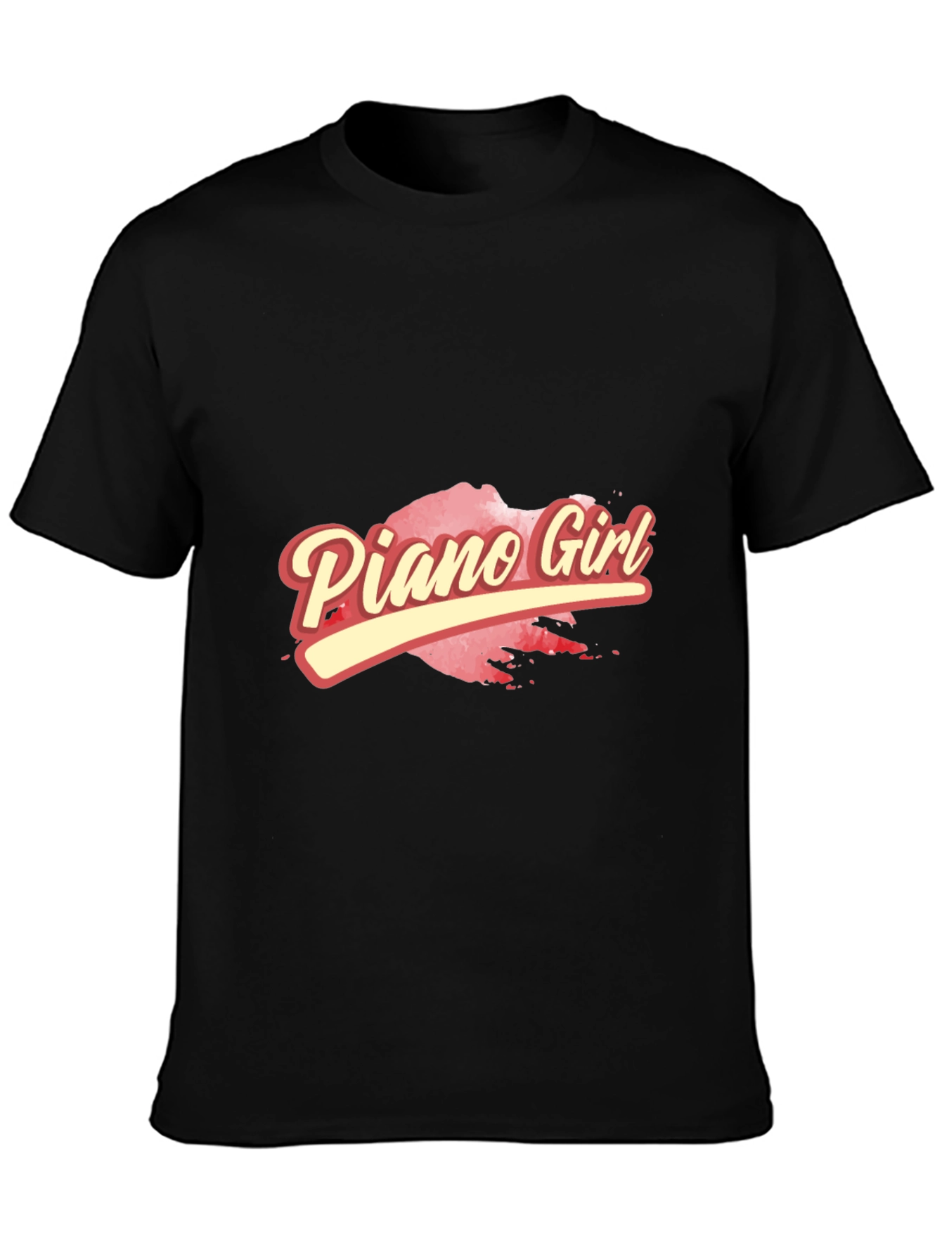 Piano Girl Graphic T-Shirt - Stylish & Unique Design