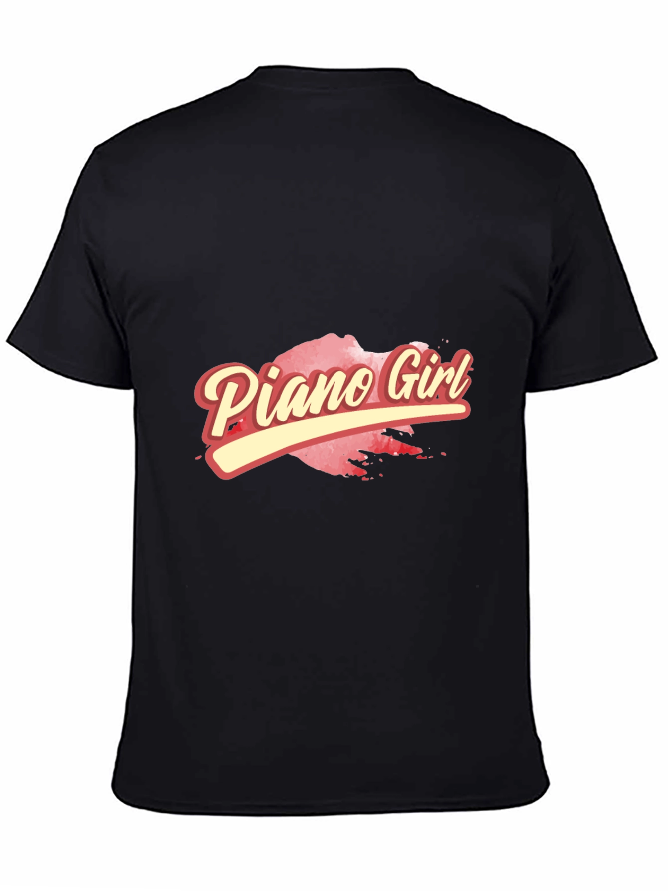 Piano Girl Graphic T-Shirt - Stylish & Unique Design