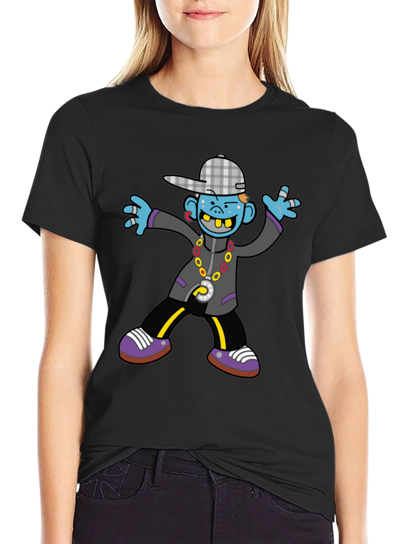 Cartoon Character Graphic T-Shirt