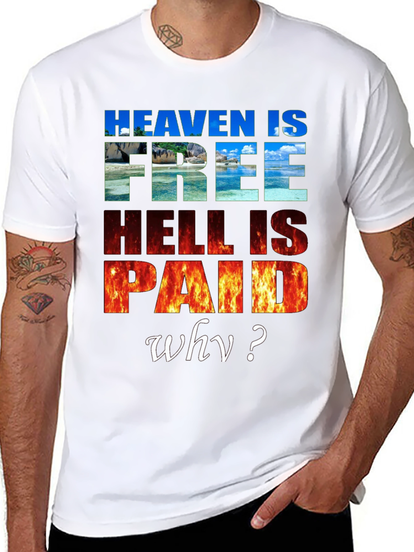 Heaven is Free Graphic T-Shirt