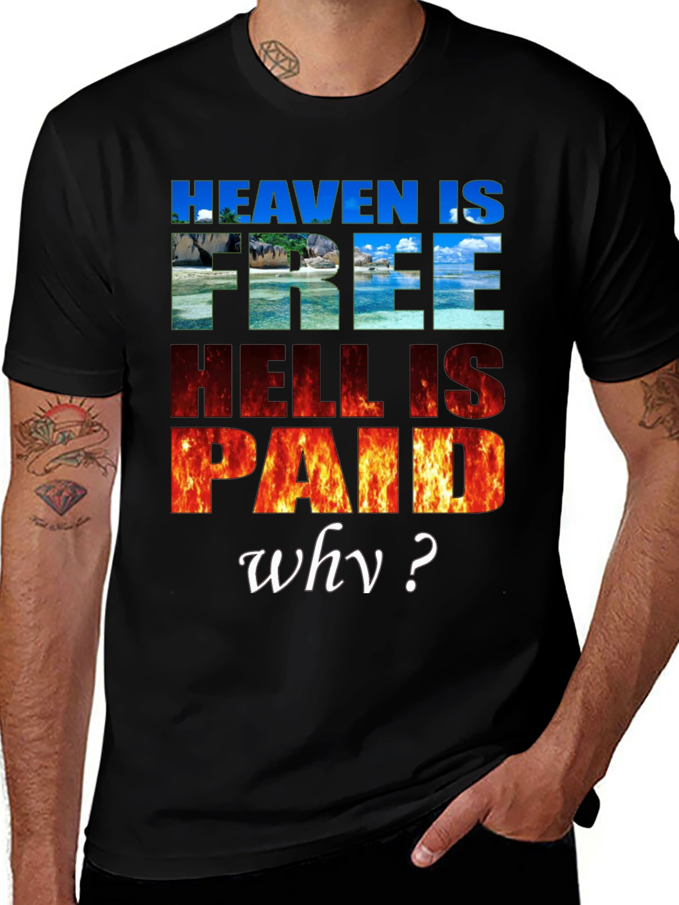 Heaven is Free Graphic T-Shirt